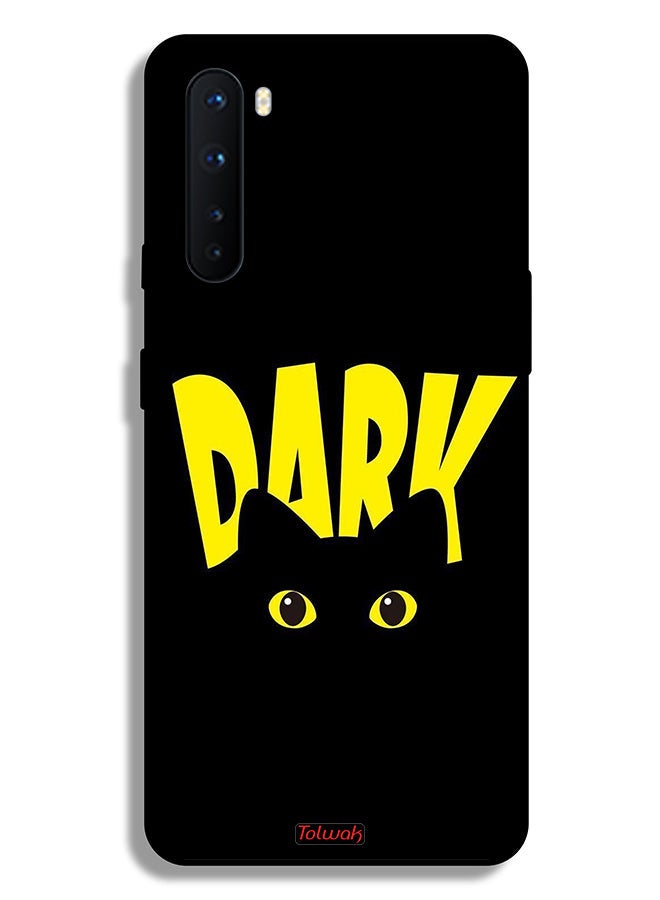 Tolwak OnePlus Nord Protective Case Cover Dark Cat - Image 2