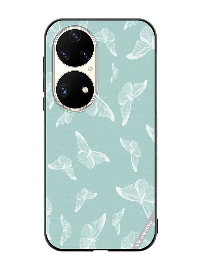 VR CREATIVE Protective Case Cover For Huawei P50 Pro Butterfly Design Multicolour - Image 1