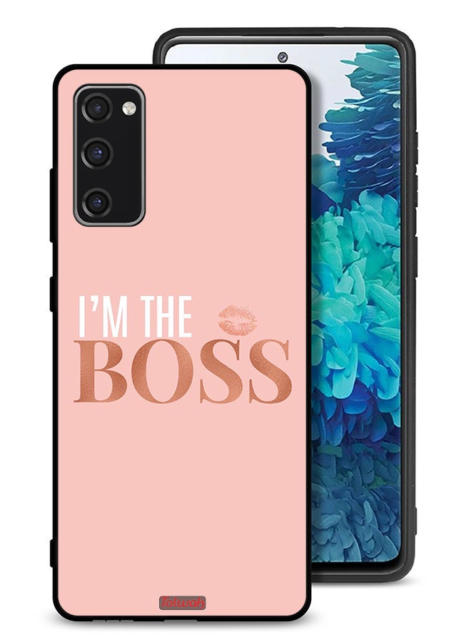 Tolwak Samsung Galaxy S20 FE Protective Case Cover I Am The Boss - Image 1