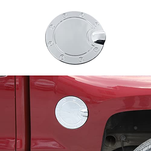 Slaige Jeliker for Chevy Silverado Gas Cap Door Chrome, Gas Tank Cover Trim for Chevrolet Silverado for GMC Sierra 2014-2018 Chrome Exterior Accessories - Image 1