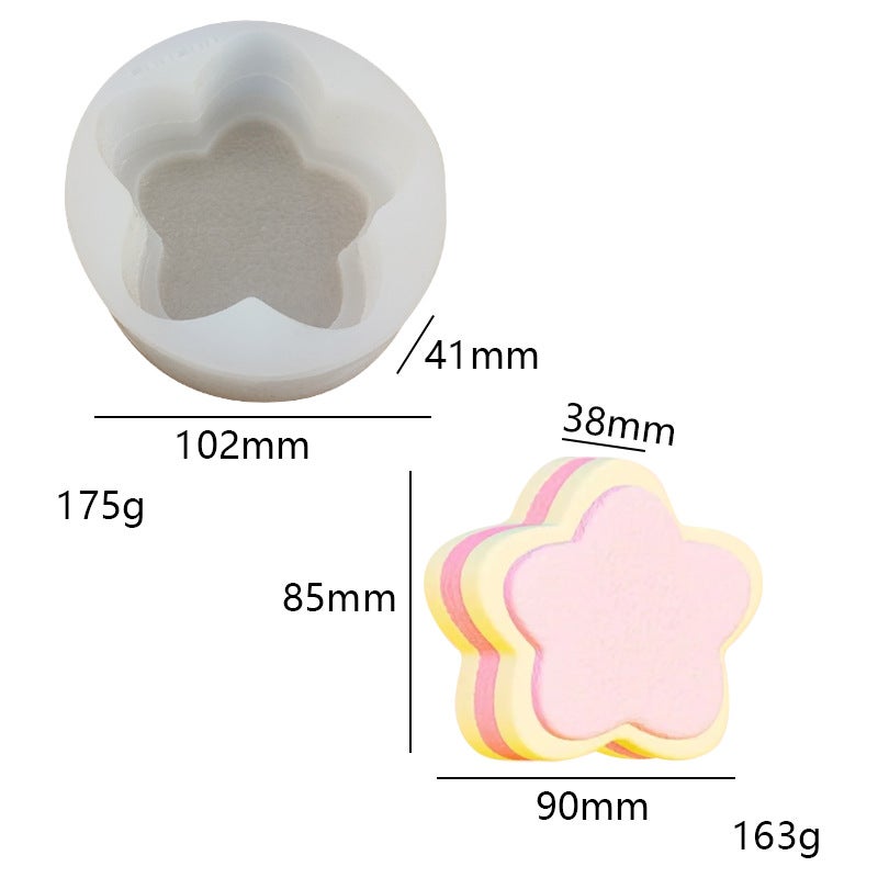 Star Muffin Silicone Mold for Baking Irregular Shape - Image 1