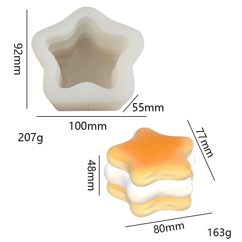 Star Muffin Silicone Mold for Baking Irregular Shape - Image 2
