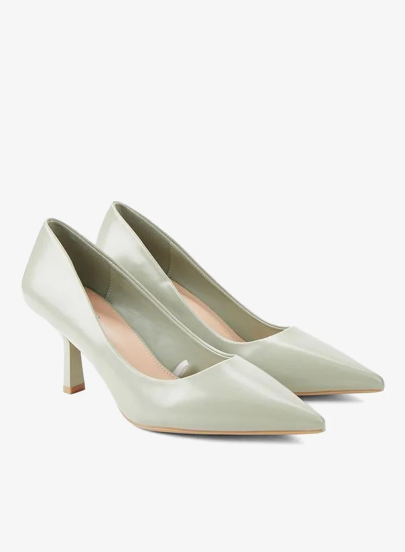 Paprika Women Flared Heel Pump Shoes