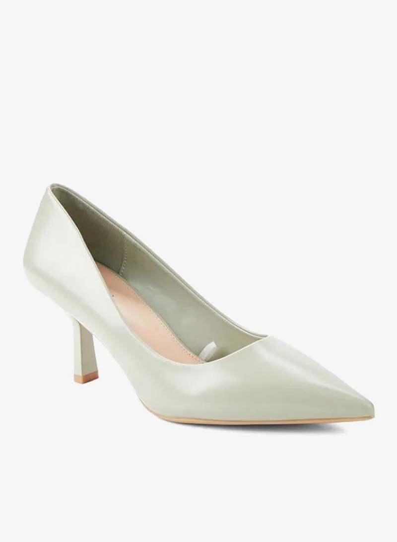 Paprika Women Flared Heel Pump Shoes