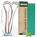 RONAVO Tongue Scraper for Adult with Thick Tongue Coating Dual Scraper Design for Deep Clean Oral Care Remove Bad Breath for The Coffee Lover Night Owls Elderly 2 Colors - Image 1