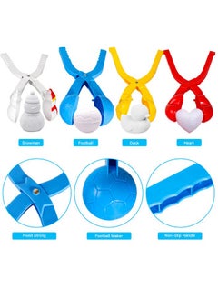 Max Fun 25Pcs Winter Snowball Tool Kit With Handle For Snow Ball Shapes Fights Duck For Kids Toddlers Adults Outdoor Sand Molds Beach Toys  - Image 1