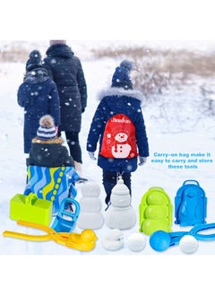 Max Fun 25Pcs Winter Snowball Tool Kit With Handle For Snow Ball Shapes Fights Duck For Kids Toddlers Adults Outdoor Sand Molds Beach Toys  - Image 3
