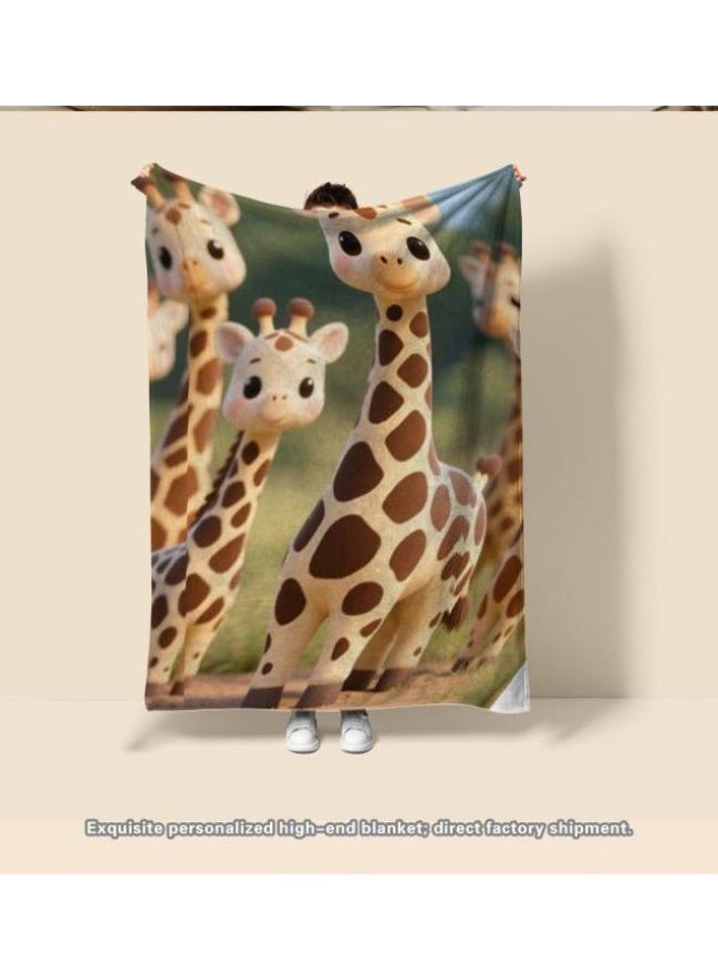 general Baby and children's cartoon flannel thin blanket (warm and comfortable, suitable for sleep, game use) 70cm*100cm - Image 3