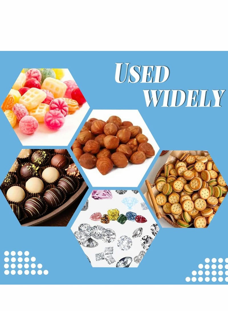 KASTWAVE أكواب حلوى، 12 مجموعة زينة طاولة حلوى بلاستيكية صغيرة مع غطاء، حامل كعكة صغير حامل كعكة كب كيك حامل فردي كعكة بوب غطاء حوامل ماكرون - Image 4