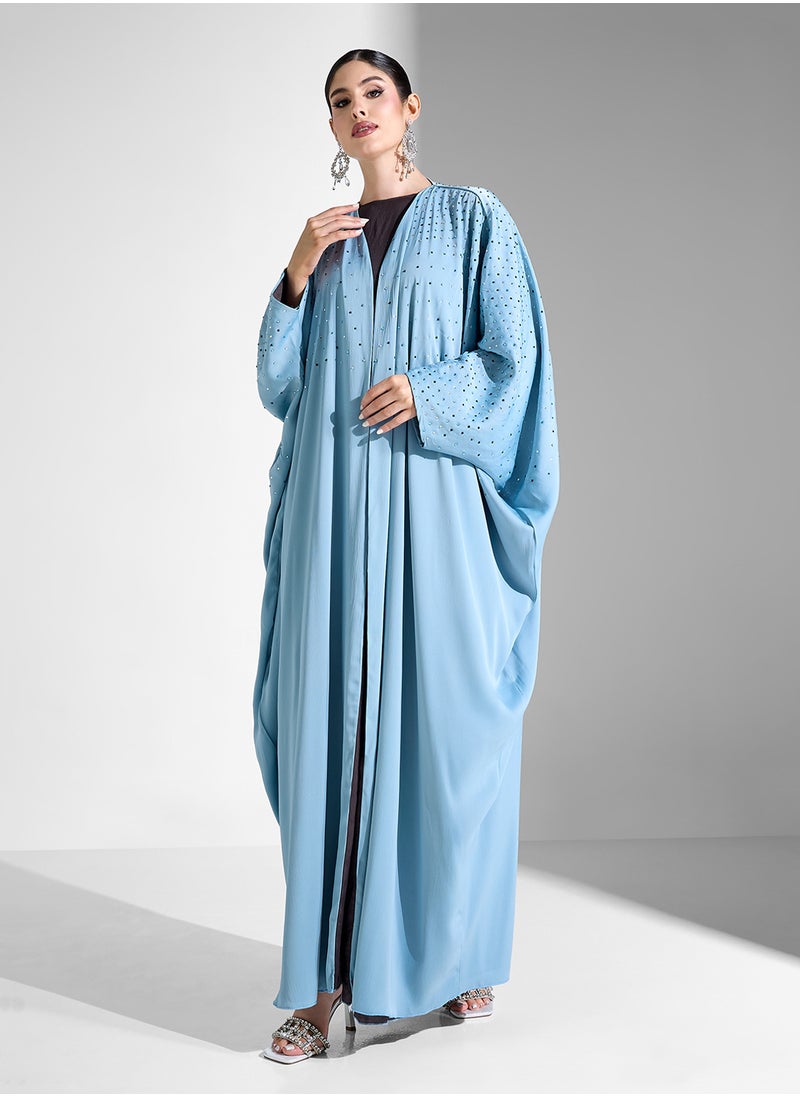 Khizana Embellished Abaya With Sheila  - Image 1