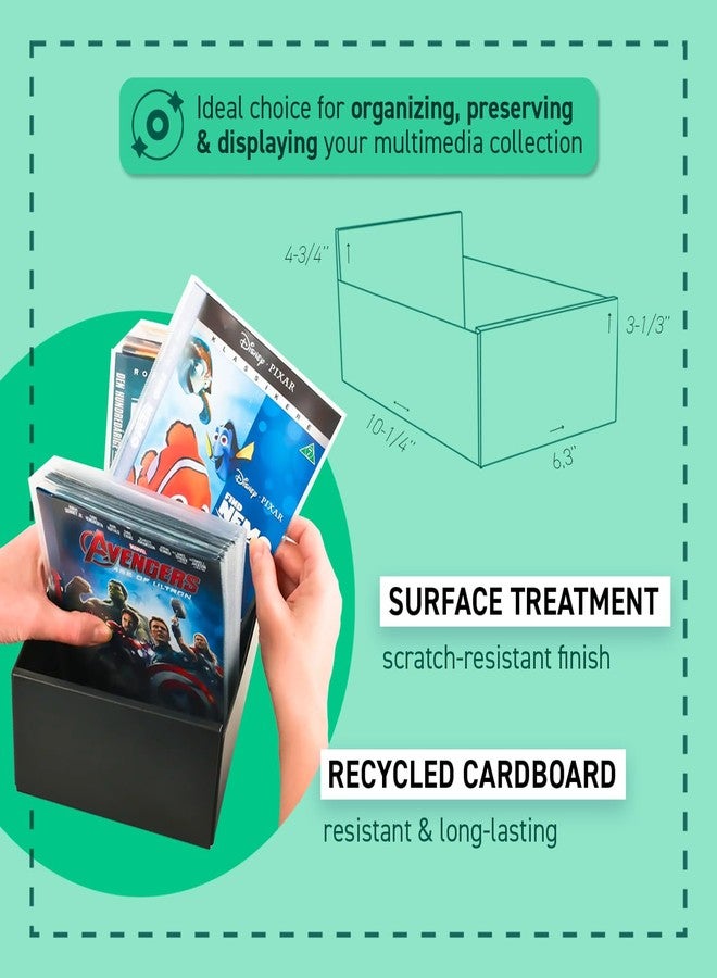 Tarifold DJOIS by Tarifold - CD & DVD Storage Box - Durable Material - Compact Size - Holds 80 Sleeves - Scratch Resistant - Can Hold Blu-Ray Discs & X-Box Video Games - Made in Denmark - Black - Image 3