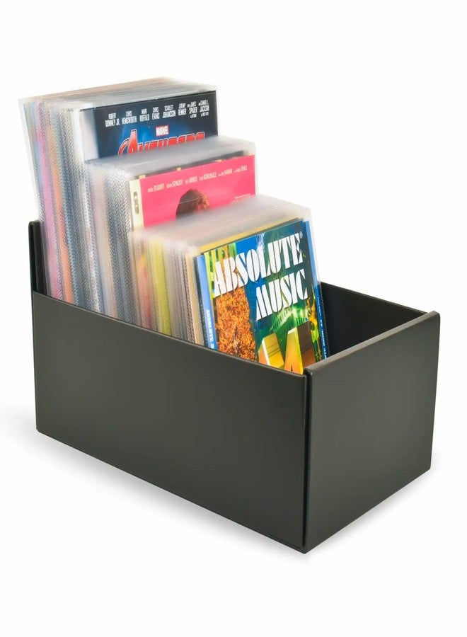 Tarifold DJOIS by Tarifold - CD & DVD Storage Box - Durable Material - Compact Size - Holds 80 Sleeves - Scratch Resistant - Can Hold Blu-Ray Discs & X-Box Video Games - Made in Denmark - Black - Image 4