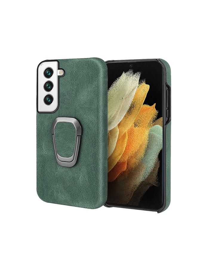 Ring Holder PU Phone Case For Samsung Galaxy S22+ 5G