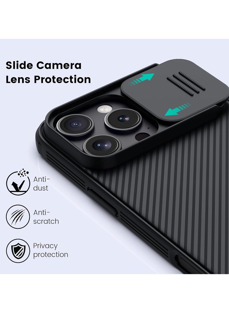 Nillkin Case for iPhone 16 Pro Max Nillkin Camshield Pro Cover with Slide Camera Lens Protection PC Back & TPU Bumper Frame Protection Anti Fingerprint Soft Delicate Touch Case - Image 4