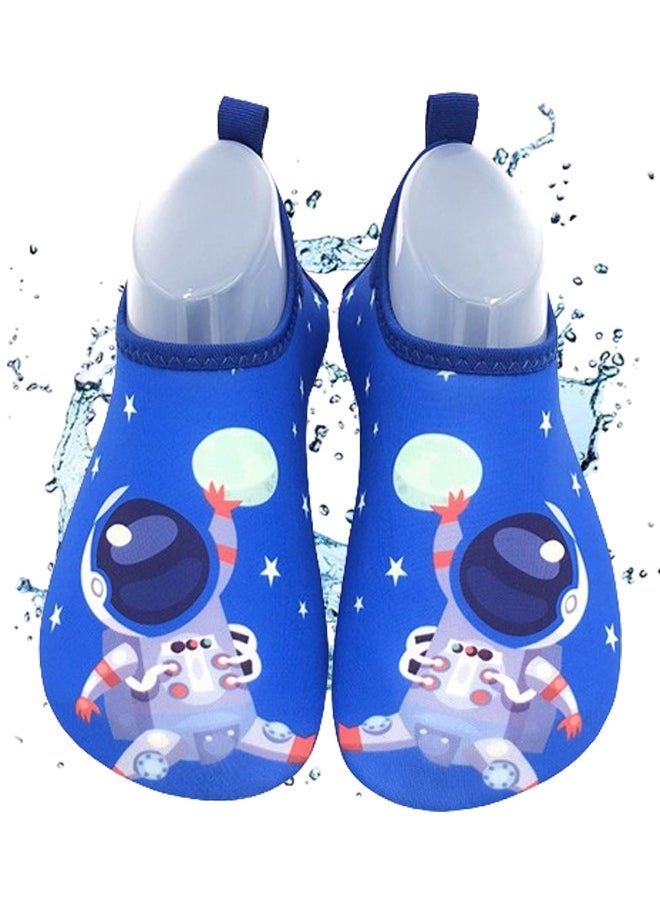 TAPIT Water Shoes Kids Kids Boys Girls Beach Shoes Kids Beach Swim Shoes Non Slip Toddler Kids Aqua Socks Quick Dry Barefoot Aqua Socks for Swinmming Pool Beach Outdoor (Astronaut)  - Image 1