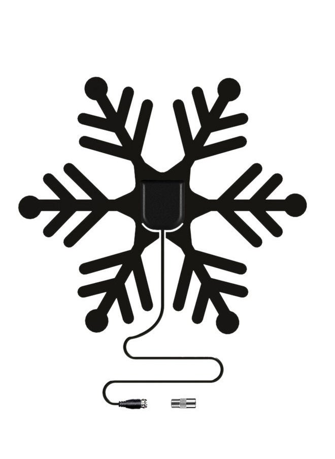 NIBEMINENT 25dB Indoor Digital HDTV Antenna Black  - Image 1