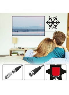 NIBEMINENT 25dB Indoor Digital HDTV Antenna Black  - Image 3
