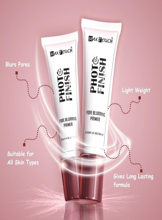 Max Touch Maxtouch Photo Finish Pore Blurring Primer for a Flawless & Smooth Canvas| Blurs Fine Lines, Wrinkles & Pores Instantly | Hydrating, Lightweight & Non-sticky | Cruelty-free - Image 2