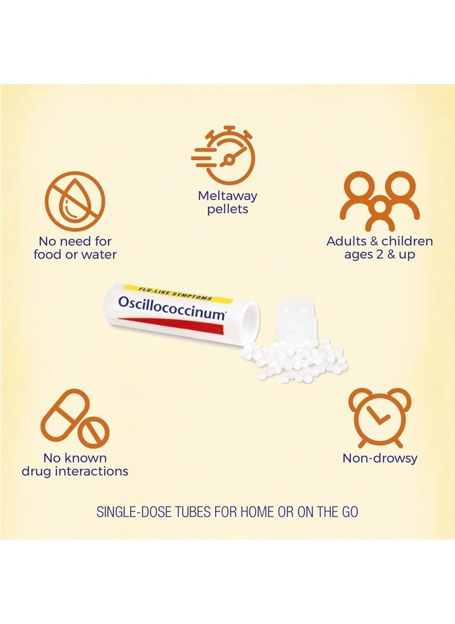 Boiron Oscillococcinum For Relief From Flu Like Symptoms Of Body Aches Headache Fever Chills And Fatigue 60 Count 2 Pack Of 30  - Image 4