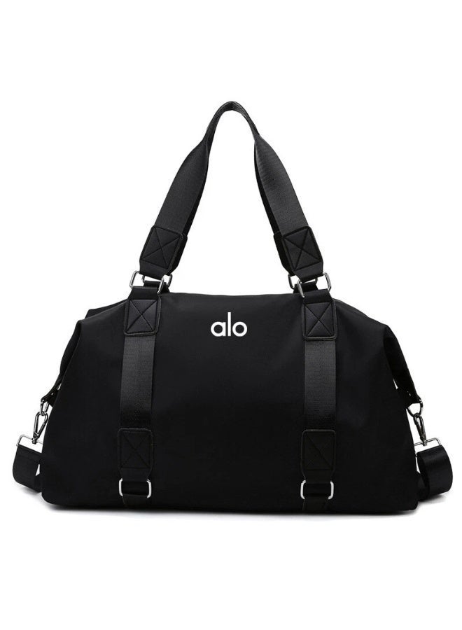 Alo Yoga handbag unisex, large capacity, dry and wet separation, essential for business trips and fitness,black
