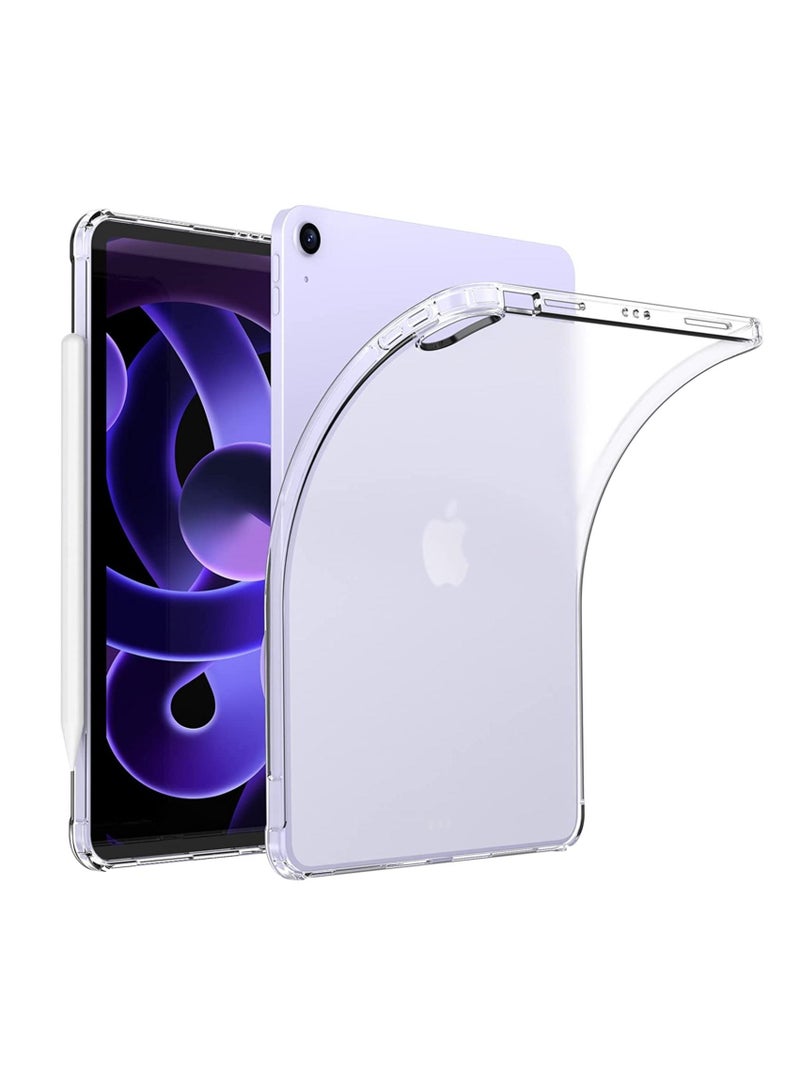 ELTRAZONE iPad Air 5th Generation Case, TPU Cover for iPad Air 5th/4th Generation 10.9 Inch 2022/2020，Frosted Transparent Shockproof Protective Case - Image 1