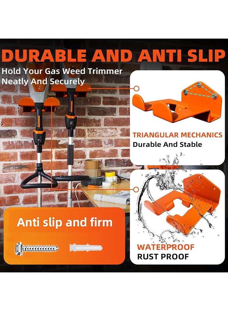 Heavy Duty Weed Mower Hook Wall Mounted Lawn Mower Bracket Garage Storage Rack For Lawn Mowers - Image 4