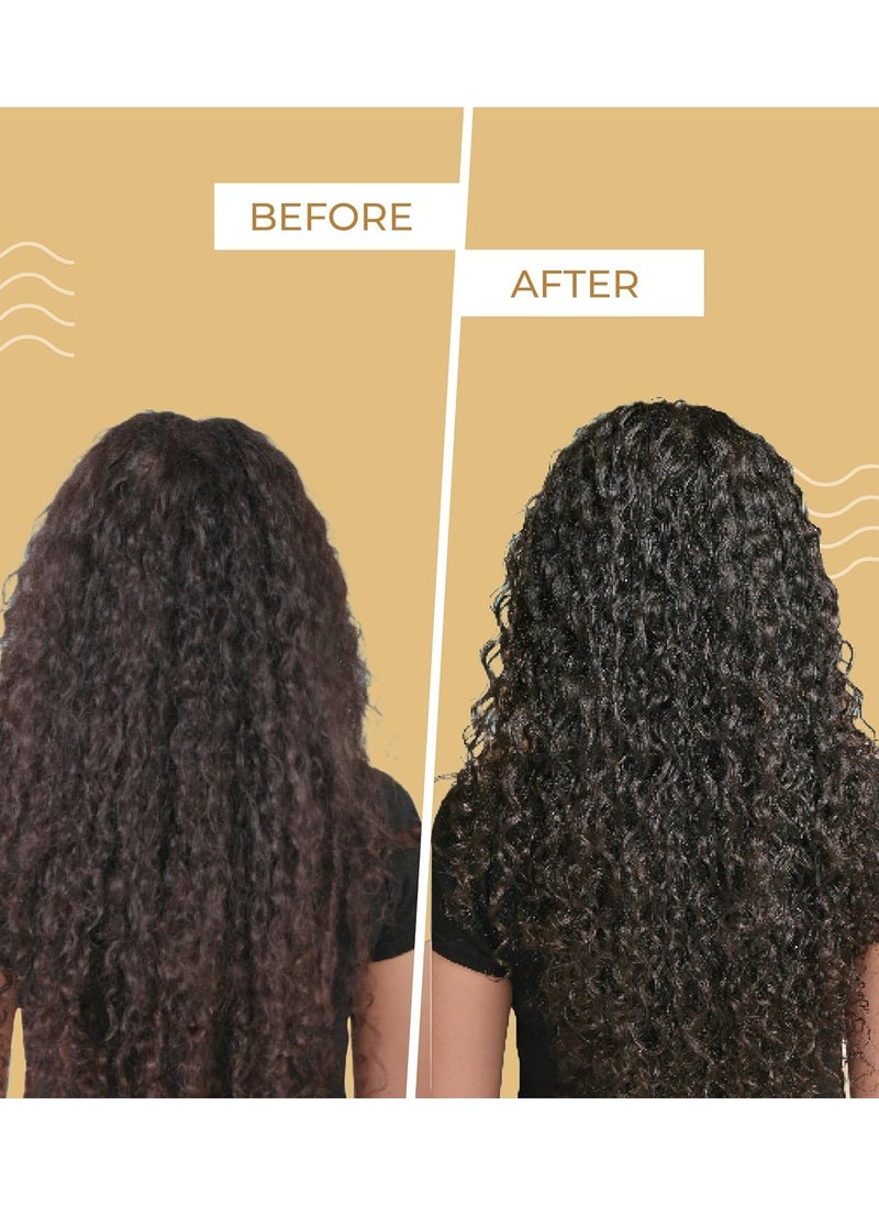 Ashba Botanics Clarifying Shampoo for Women & Men with Curly & Wavy Hair | Hard Water Expert To Deeply Cleanse, Remove Buildup & Exfoliate Scalp | with Vitamin C & Natural AHAs | Sulphate Free 100 ml  - Image 4