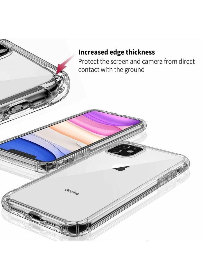 SHOPI - iPhone 14 Pro Case 6.1 inch Anti-Yellowing Military Hard Back Case Ultra Thin Crystal Case Shock Protection Anti-Scratch and Anti-Drop Case Compatible with iPhone 14 Pro Clear Cover - Image 1