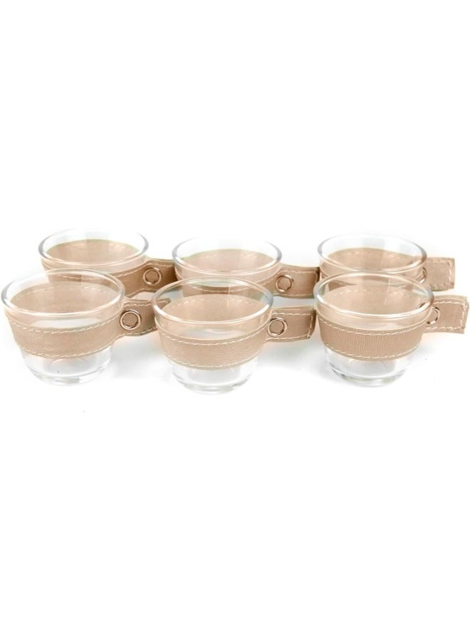 Lamsit Ibdaa Coffee Thermo Flask – Tea Vacuum Pot - Heat Insulated Thermos – Arabic Carafe – Jug Dalla – Drink Cups – Square Acrylic Set (Off White, Coffee Set) - Image 5