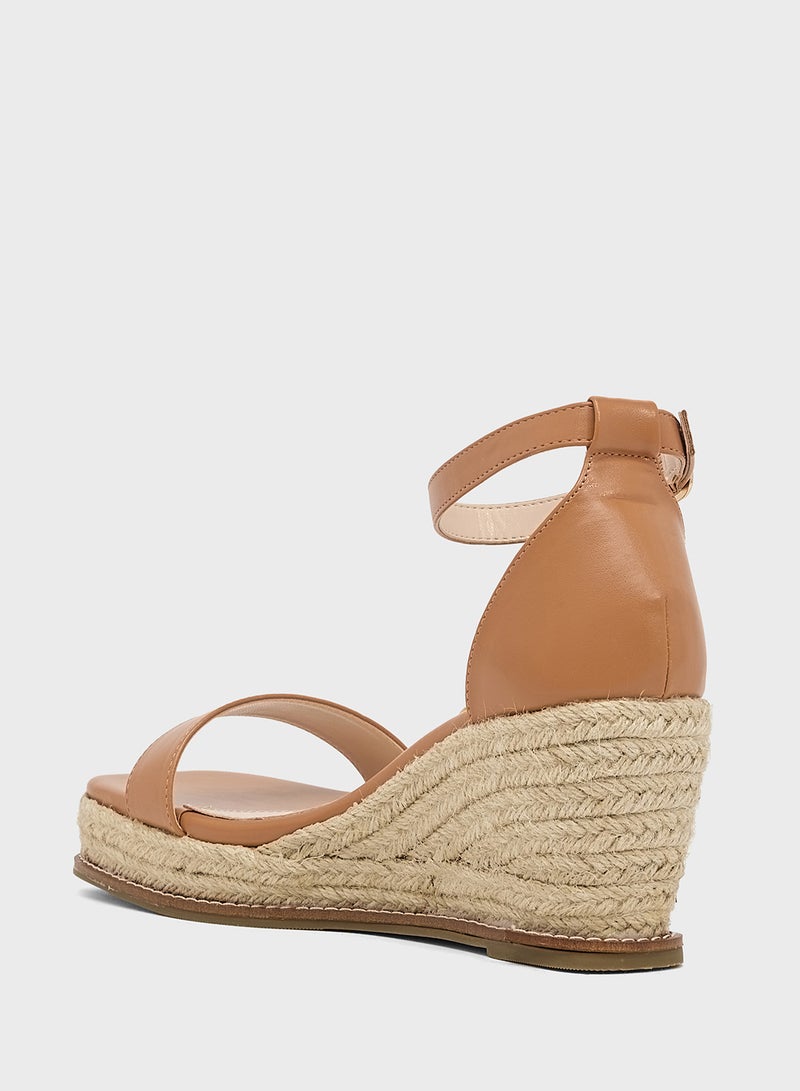 ELLA Double Strap Mid Wedge Sandal - Image 3