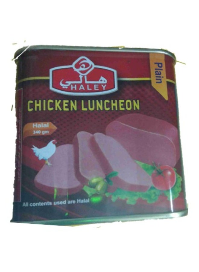 Haley Chicken Luncheon Plain, 340 g
