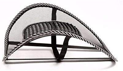 BSBDA Car Seat Chair Cushion Lumbar Back Support for Car Seat Chair Office Massage Mesh Ventilate Pain Relief Cushion Pad