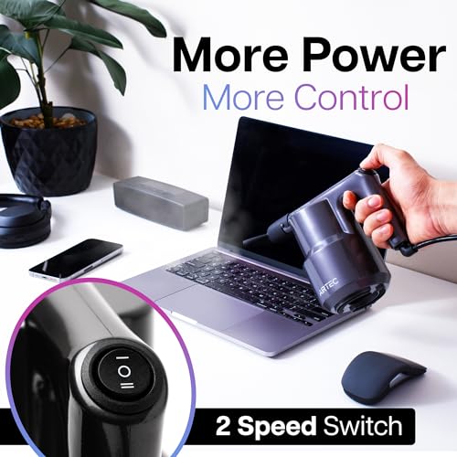 IT Dusters AirTec Ultra Electric Air Duster Blower for PC, Laptop, Console, Electronics and Home Cleaning, Environmental Alternative to Spray air can Duster Keyboard Cleaner (Type 6) - Image 2
