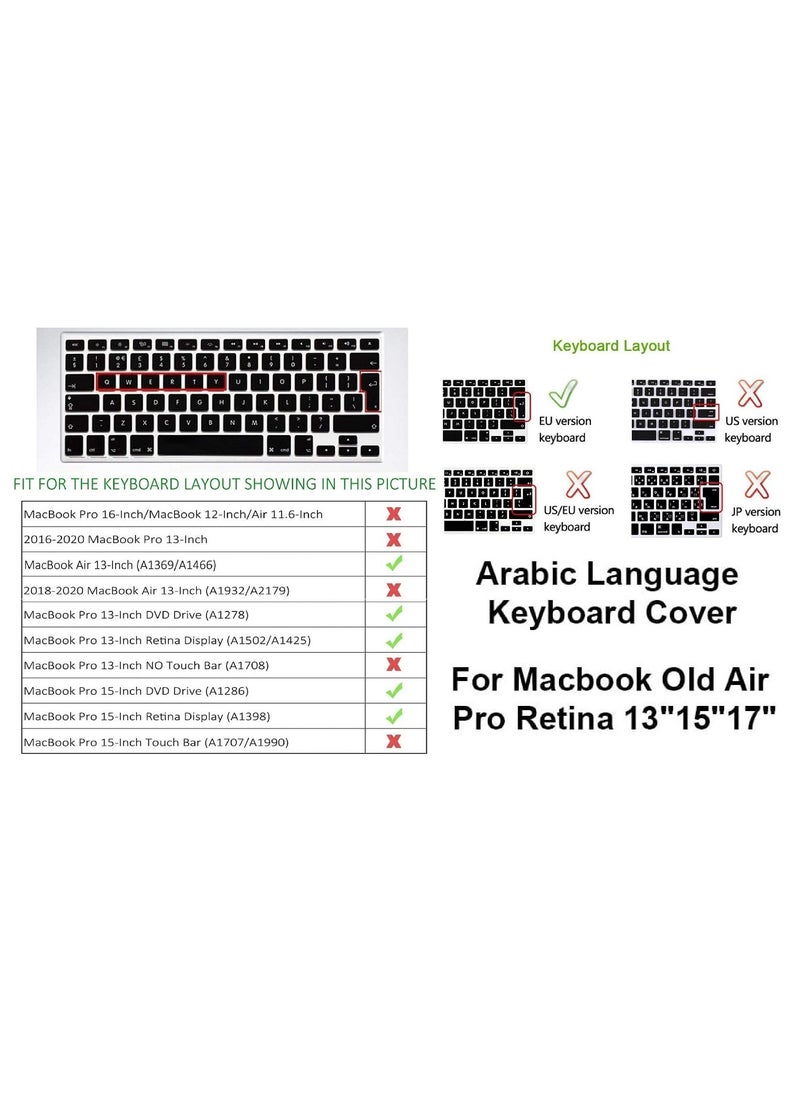 مافانز نسخة الاتحاد الأوروبي/المملكة المتحدة العربية الإنجليزية غطاء لوحة مفاتيح سيليكون متوافق مع ماك بوك اير 13 بوصة الموديلات: ايه 1369 و ايه 1466 ، الإصدار 2010-2017 ، ماك بوك برو 13 بوصة مع شاشة ريتينا الموديلات: ايه 1425 و ايه 1502 ، ماك بوك برو 15 بوصة مع شاشة ريتينا الموديل: ايه 1398 ، ماك بوك برو 13 بوصة مع محرك الأقراص المضغوطة الموديل: ايه 1278 ، ماك بوك برو 15 بوصة مع محرك الأقراص المضغوطة الموديل: ايه 1286 ، لوحة مفاتيح 1 جنرال (إم سي 184 إل/بي) ، أزرق سماوي  - Image 2