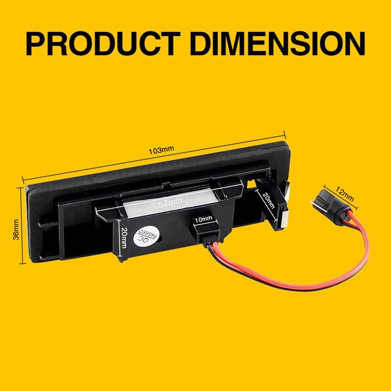 QASULER 2PCS LED License Plate Light for MINI - Image 2