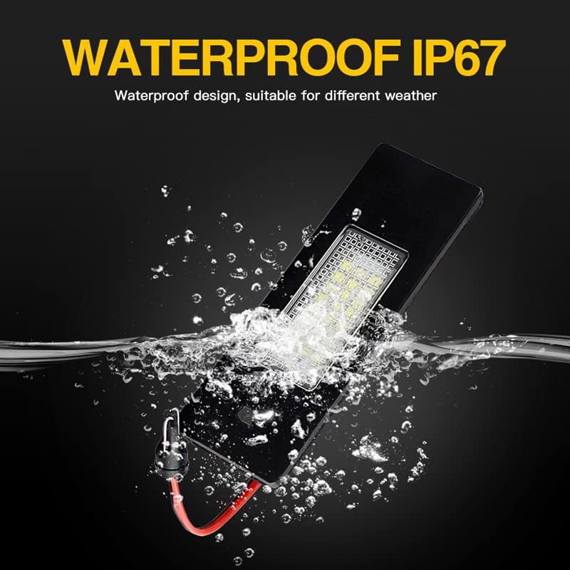 QASULER 2PCS LED License Plate Light for MINI - Image 3