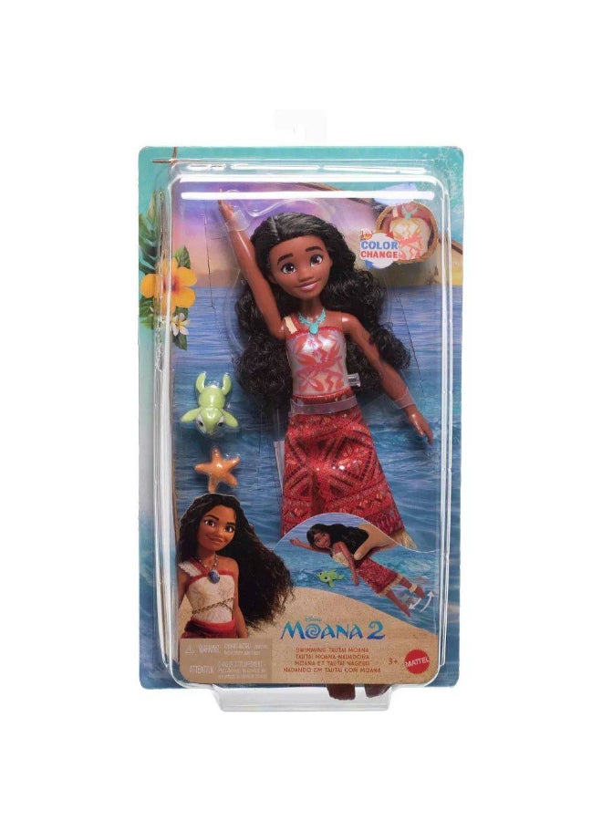 Disney Moana 2 Swimming Tautai Moana Fashion Doll - Image 1