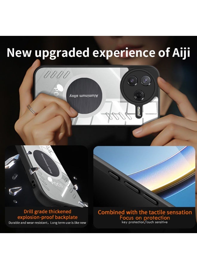 general basics Back Cover for Poco F7 Pro 5G | Shockproof Sleek Hybrid Armor Bumper Case - Image 3