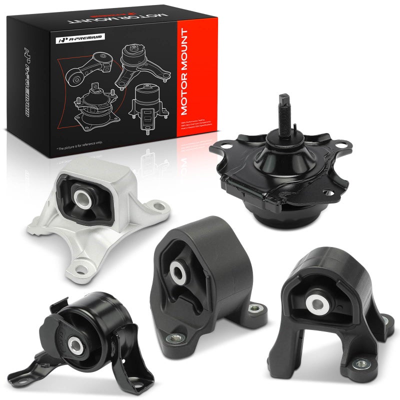 A-Premium APremium 5PCS Engine Motor Mount and Transmission Mount Set Compatible with Honda Element 20032010 24L 4WD Manual Transmission Replace 50840S6M010 50840S6MJ01 - Image 3