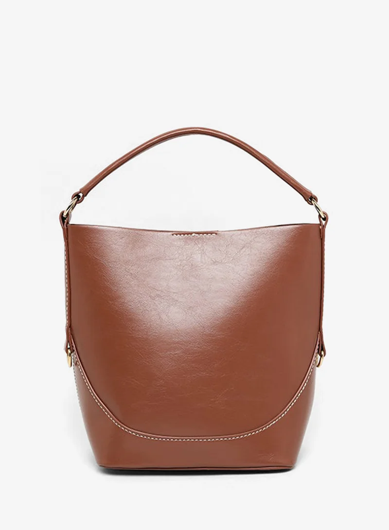 أر أند بي Textured Shoulder Bag