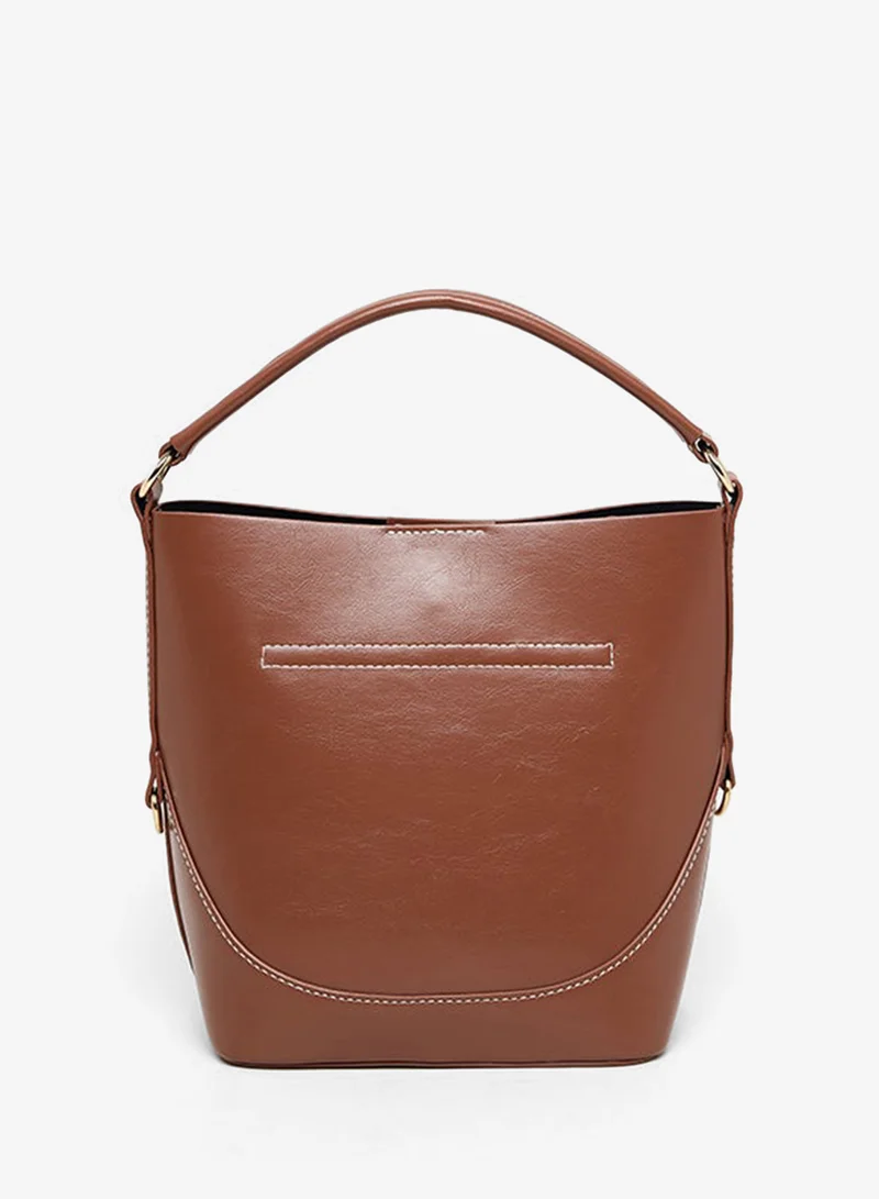 أر أند بي Textured Shoulder Bag