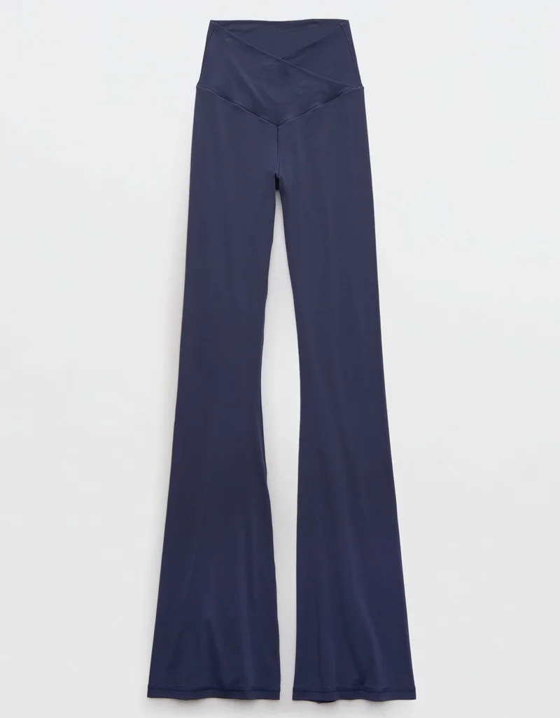 Aerie  OFFLINE By Aerie Real Me High Waisted Crossover Flare Legging for Women | Best Price UAE