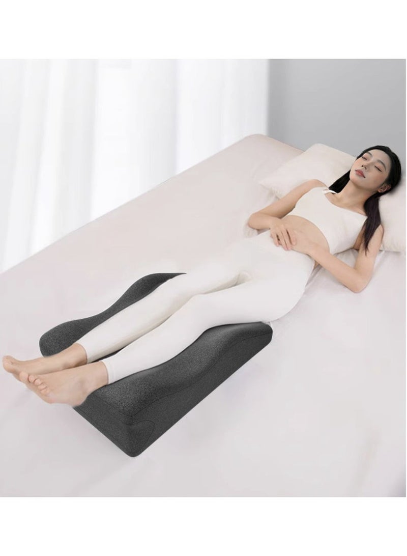 إنفي فو وسادة رفع الساق ، ونفخ وسادة التوتر العضلي ، وسادة دعم الساق الناعمة المحمولة لمواءمة الفقر الفقري للركبة الكاحل السرير الخلفي أريكة السفر كبار السن الحمل - Image 5