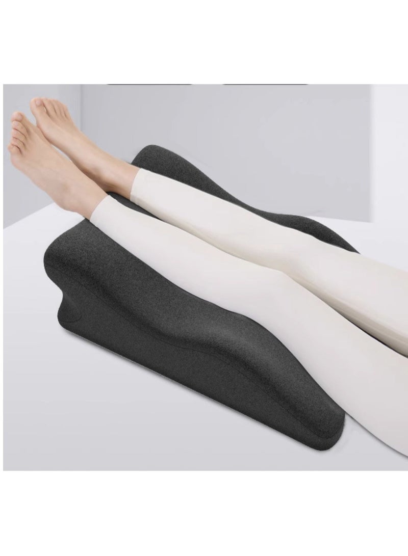 إنفي فو وسادة رفع الساق ، ونفخ وسادة التوتر العضلي ، وسادة دعم الساق الناعمة المحمولة لمواءمة الفقر الفقري للركبة الكاحل السرير الخلفي أريكة السفر كبار السن الحمل - Image 4