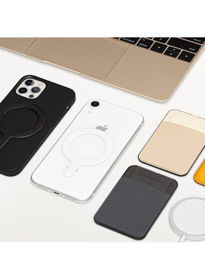 Sinjimoru Universal Magnet Sticker For All Smartphones & Iphone Series (White) - Image 2