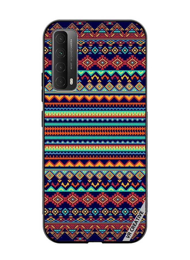 Protective Case Cover For Huawei Y7a Texture Design Multicolour