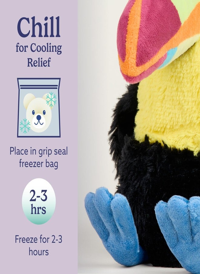 warmies Microwavable & Weighted Stuffed Animals, Toucan - Heated Stuffed Animal Plushie for Warmth & Comfort - Cute Soft Plush Toys for Adults & Children (Boys, Girls, Babies & Toddlers) - Image 5