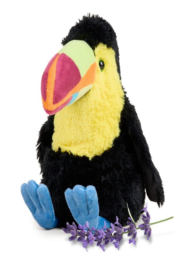 warmies Microwavable & Weighted Stuffed Animals, Toucan - Heated Stuffed Animal Plushie for Warmth & Comfort - Cute Soft Plush Toys for Adults & Children (Boys, Girls, Babies & Toddlers) - Image 1