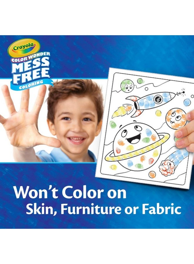 كرايولا مجموعة أنشطة الرسم بالحبر باستخدام بصمات الأصابع من Crayola Color Wonder Mess Free، بديل الرسم بالأصابع، تلوين للأطفال الصغار، هدايا للجوارب - Image 4