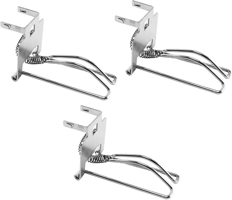 Universal Metal Cash Drawer Clips 3 Pack Iron Money Tray Holders Silver - Image 5